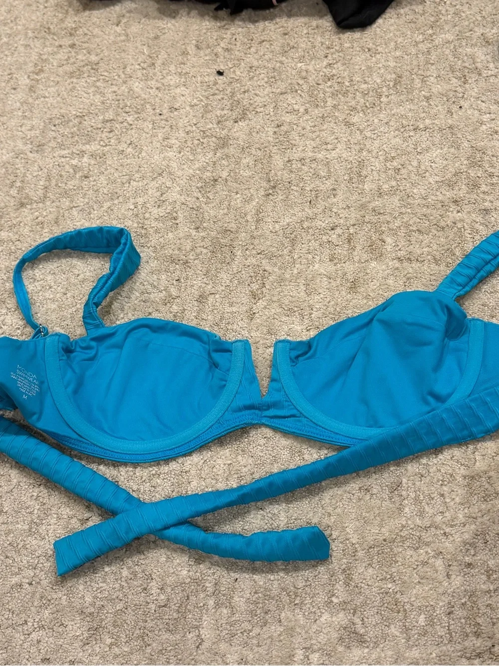 Monday Swimwear clovelly Teal Underwire Bikini Top